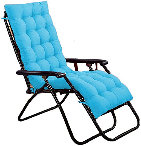 Mom's Moon Multipurpose Extra Long Rocking Chair Cushion for Outdoor and Indoor/Chair pad for Home & Office Chair Filling 18 x 50 Inch Pack of 1 (Sky Blue)