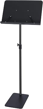 Professional Orchestra Sheet Music Stand - Adjustable Height Metal Music Book Stand Cell Phone Tablet Holder For Digital Piano Keyboard Wind Instruments Guitar Ukulele Violin Band Players