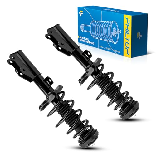 Image of PHILTOP Front Struts for LaCrosse 2011 2012 2013 2014 2015 2016, Shock Absorber Complete Suspension 172529+172528, Struts with Coil Spring Assemblies SAA170 2 Pcs