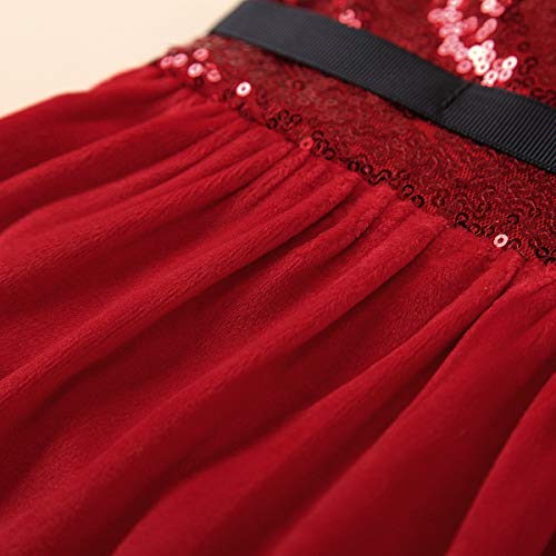 Loalirando Abiti di Natale Bambina Neonata Vestito...