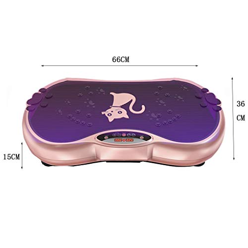 YLKCU Vibrationsplatte Ultra Slim Vibration Platem Fitnesstrainer für Vibrationsgeräte 99 Intensitätsstufen mit… – Bild 3