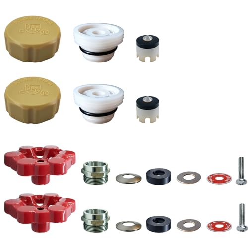 Young Dance Universal Outdoor Faucet Repair Kit (VACVBKX1B Vacuum Breaker,Metal Handle),Wall Hydrant Complete Replacement Kit,Anti-Siphon Frostproof Faucet Valve Hose Faucet Fitting Repair Kitï¼ˆ2Packï¼‰