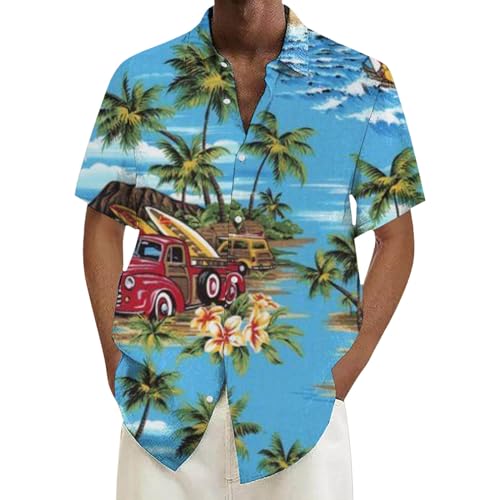 Chemise homme manches courtes anti-transpiration blanche décontractée à rayures