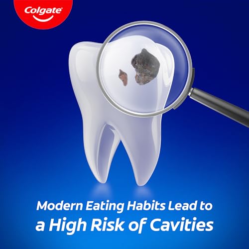 Colgate Strong Teeth Cavity Protection Toothpaste with Amino Shakti - 300g with Free Toothbrush, India's No.1 Toothpaste