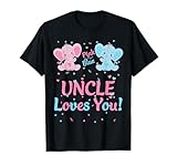 Photo Gallery uncle gender reveal elefante rosa o blu corrispondente famiglia maglietta Photo Gallery uncle gender reveal elefante rosa o blu corrispondente famiglia maglietta