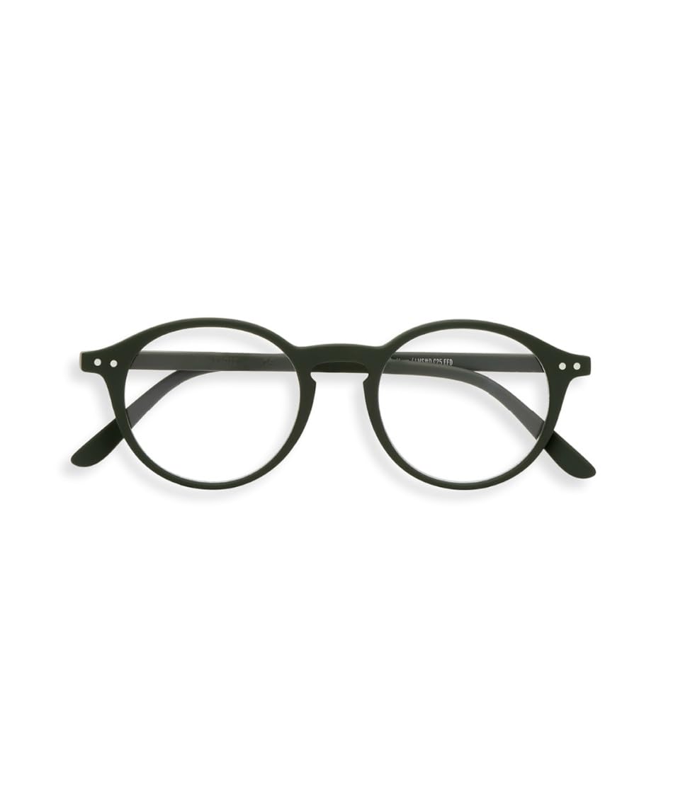IZIPIZI Unisex Shape D Occhiali da lettura, Kaki, taglia unica, kaki, Taglia unica
