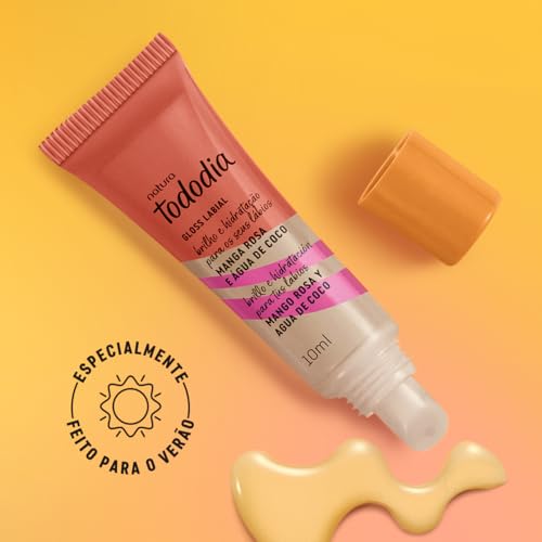 Gloss Labial TodoDia Manga Rosa e Água de Coco 10ml