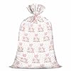 WRAPAHOLIC 56″ Large Baby Boy Plastic Gift Bag – Adorable Pink Elephant Jumbo Bike Bag Gift Wrap for Baby Shower, Kids Birthdays, Parties, Celebrating, or Any Occasion – 56″ H x 36″ W
