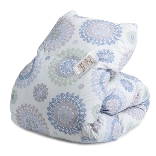 タンスのゲン 羽毛布団 セミダブル【コインランドリーで洗える!】W防ダニ ダウン90% 充填量1.2kg 日本製 7年保証 洗える ウォッシャブル 掛け布団 10119007(89153)