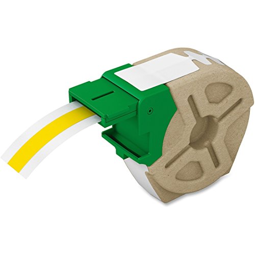 Leitz Icon 0.5-Inch Continuous Self-Adhesive Plastic Label, Yellow, 70150015, 1 Each