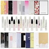 20 Piece Designer Fragrance Samples, Women's Designer Fragrance Sampler Collection, Luxury High-End Perfume Vials for Women, Mini Perfume Samples Gift for Girlfriend, Wife, or Mother-20 Random Samples
