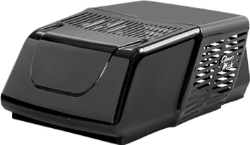 Coleman-Mach 45204-0782 Mach 10 Signature Series Low-Profile Air Conditioner with Wood Skid - 15,000 BTU, Polished Black