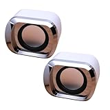 Design portable : emportez votre son partout avec vous avec notre haut-parleur stéréo USB. Son design adapté aux voyages, sa taille portable et sa construction légère le rendent parfait pour les aventures en plein air.