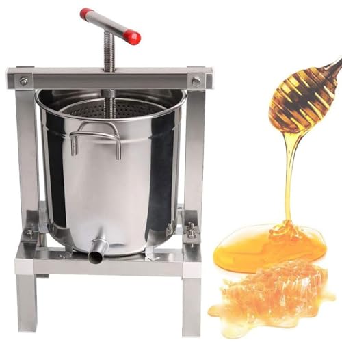 Presse à miel manuelle grand format pour extraction de cire et pressage de fruits de jardin