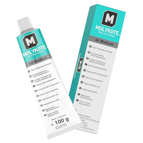 Molykote 44 �~�f�B�A�� 100g �����x�A�����O�O���[�X �I�[�u���t�@���̃x�A�����O�p �@�ۊ����@�R���x���[�A�q�v���q�[�^�[ - �����ԗp�N���b�`�����[�X�x�A�����O �v���X�`�b�N���i