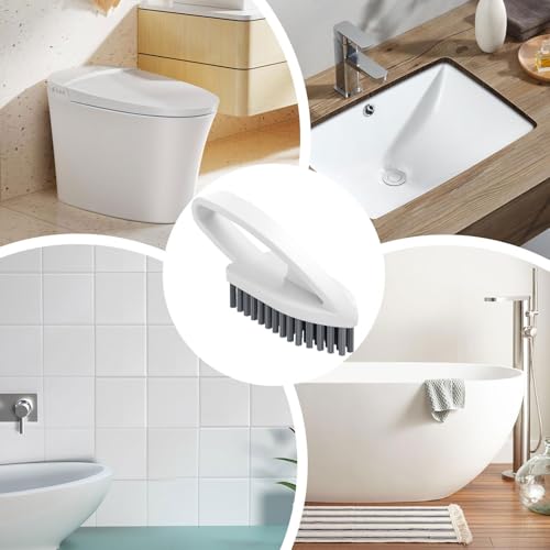 Genérico Limpiador De cepillosparaBotas - cepillosparaLustrar Zapatos Con Mango, Herramienta De Limpieza Multifunción De Cerdas | Cuidado Eficaz De La Ropa En El Hogar | Limpiador De cepillosparaB - imagen 4