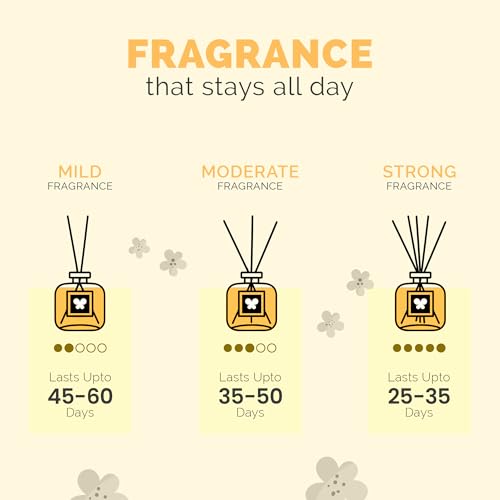 Image of IRIS Amogha Reed Diffuser | 100ml Fragrance Oil + 8N Reed Sticks | Long-Lasting Aromatherapy Diffuser for Home & Office | Smoke-Free, Flame-Free Air Freshener | Ideal for Gifting (Lemon Grass)
