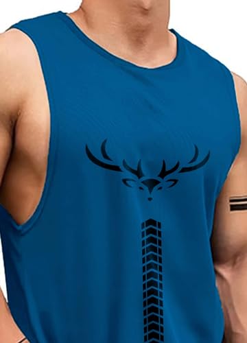 Image of AUSK Vest for Men || Gym Sports Men Tshirt || Summer wear Regular Fit T-Shirt for Men