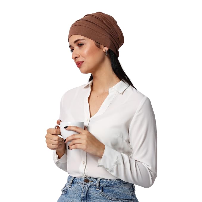 Turban contre le cancer en bambou pour apaiser les irritations