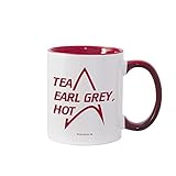 Star Trek: The Next Generation Tea Earl Grey Hot 11 oz Two-Tone Mug - Officially Licensed