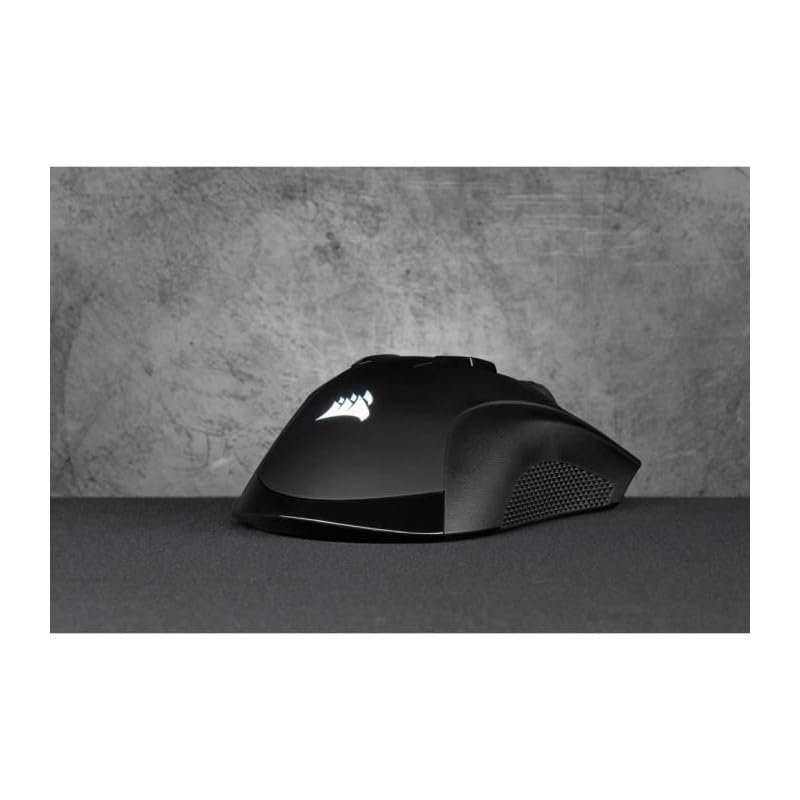 CORSAIR IRONCLAW RGB WIRELESS, Rechargeable Gaming Mouse with SLISPSTREAM WIRELESS Technology, Black, Backlit RGB LED, 18000 DPI, Optical - Image 3