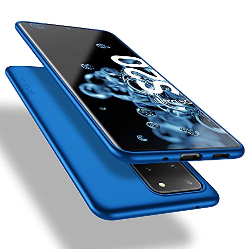 Cover Compatibile con Samsung Galaxy S20 Ultra Sottile e Morbido Protettiva Custodia Rubber Protezione per S20 5G silicone tpu blu