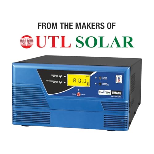 Image of Fujiyama Umang 2200VA /24 Solar Inverter | inbuilt PWM Solar Charge Controller | Pure Sine Wave | 36-Month Warranty | Hybrid, Smart Mode, LCD Display | for Home, Office & Shop (Umang 3050)
