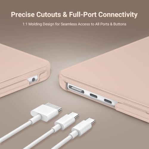 Image of MOSISO Compatible with MacBook Air 13 inch Case M5 2026 M4 2025 M3 M2 2024-2022 A3449 A3240 A3113 A2681,Hard Shell&Keyboard Cover&Screen Film&Pouch for MacBook Air 13.6 inch Case, Camel