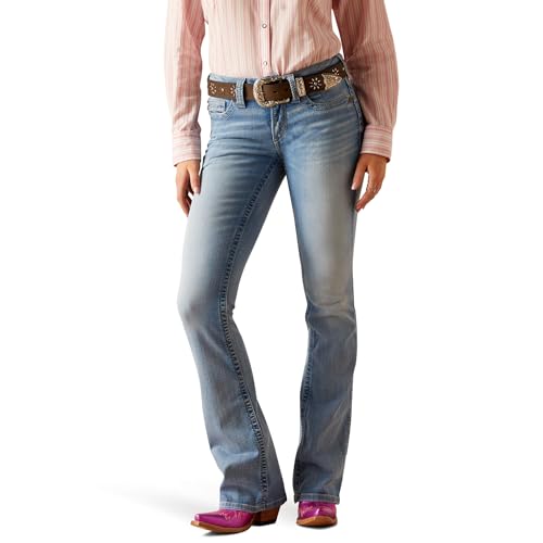 Pantalon Boot Cut Ariat Taille Mi-Haute Hope pour Femme en Denim Confortable