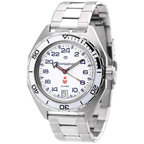 VOSTOK Vostok Komandirskie 2431/650546 - Reloj de buceo militar automático Cover