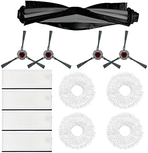 Vacuum Cleaner Parts Main Side Brush HEPA Filter Mop Robot Vacuum Cleaner Accessories Replacement Bracket Mop (Color : 6 Mops)