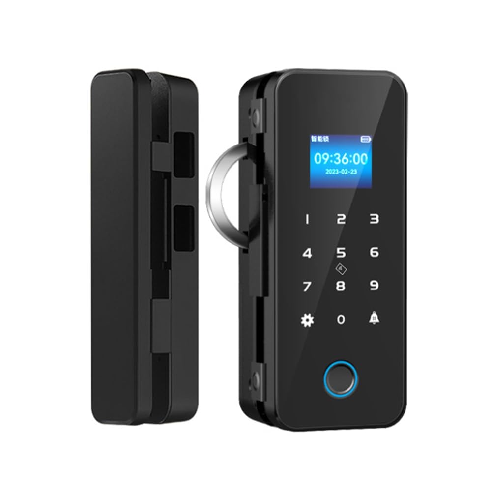 Littimoon Tuya Smart-Lock for Glass Door Wooden Door Bluetooth Tuya Biometric Fingerprint Lock Electronic Door Digital Lock