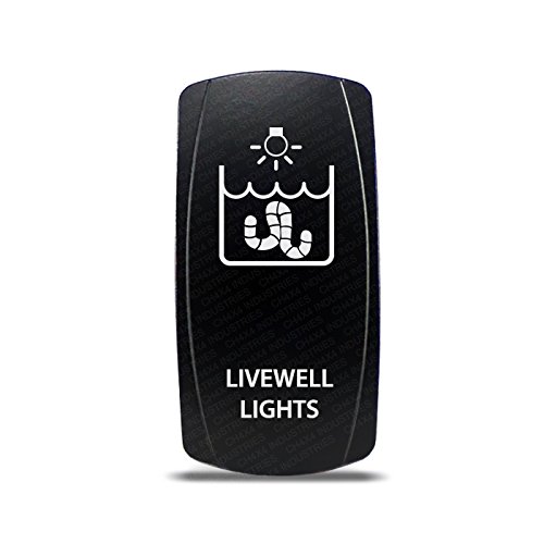 CH4X4 Marine Rocker Switch Livewell Lights Symbol 2