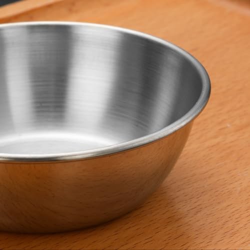 soulnioi Dipping Bowls, Stainless Steel Sauce Dishes, Mini Round Seasoning Dishes - Image 3