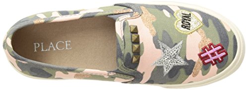 Image of The Children's Place Girls Kayla Velvet Flat Shoe Shoe