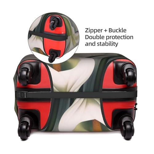 Beauty Flowers Printed Luggage Cover Elastic, Washable, Universal Fit 18-32 Inch Travel Suitcase Cover Easy To Identify4