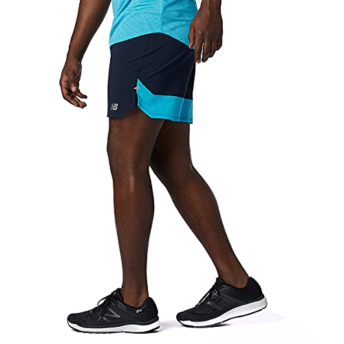 Image of New Balance Men's Impact Run 7 Inch Short, Black
