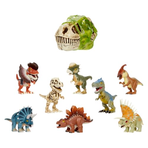 MGA Entertainment Gross-a-Saurus GrossMos Dino Sortiment Serie 1 - Interaktives Dinosaurier-Spielzeug für Jungen und Mädchen, für Sammler und Kinder ab 6 Jahren, Rot