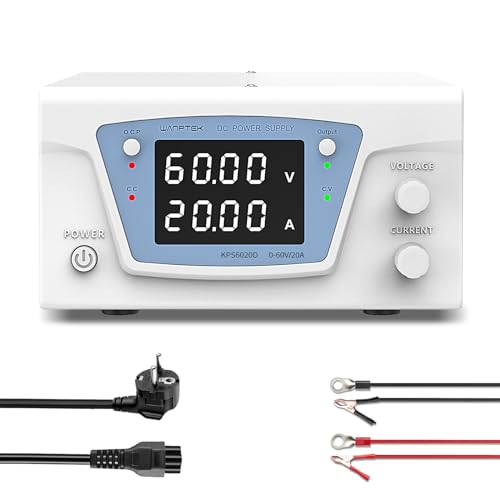 WANPTEK POWER Alimentation de Laboratoire 60V 20A 1200W, Alimentation Haute Puissance, Alimentation...