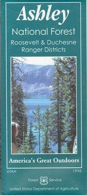 Ashley National Forest - Roosevelt & Duchesne Ranger Districts Map