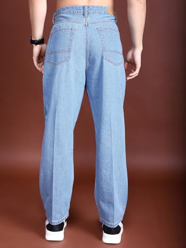 Image of Highlander Men's Straight Fit Jeans | Mid Rise | Stretchable Fabric | Designed for Comfort & Ease of Movement | Jeans for Man