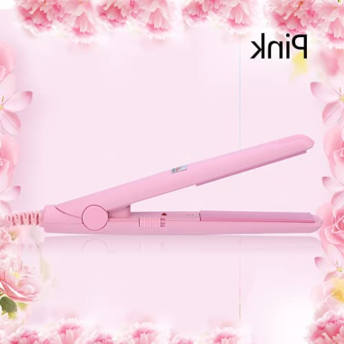 Plancha de Pelo Mini Rosa 2.8 x 0.7 Pulgadas miniatura 1