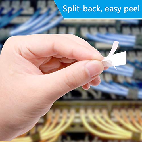 Oozmas 18489 18488 18483 Replacement For 18489 Dymo Rhino 3/4 Inch White Flexible Nylon Tape Compatible With Dymo Rhino 5200 4200 5000 6000 Industrial Label Maker Refills A18489 thumb #2