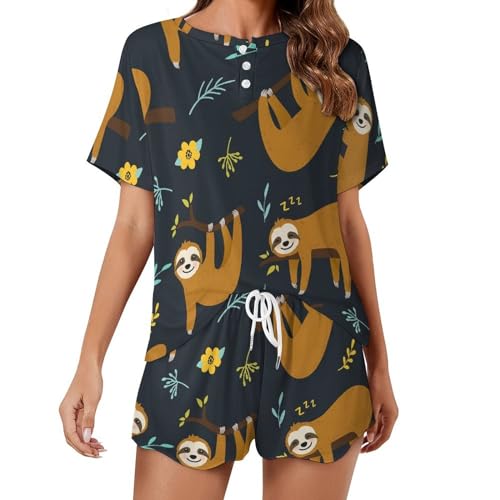 Pyjama femme confortable contre la chaleur nocturne en été