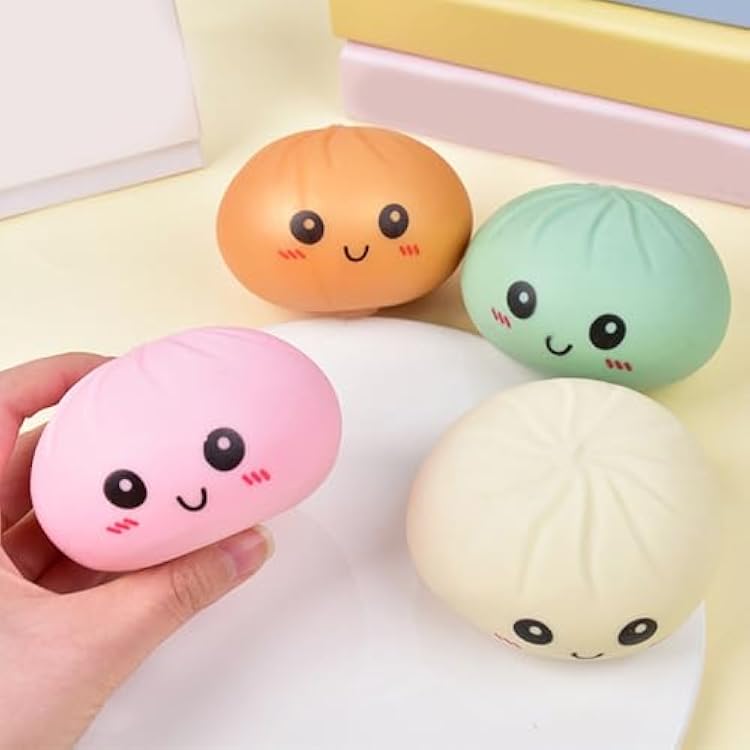 Squishy Dumpling Mystery Squishy Dumplings Box Glitter Squeeze Decompression Dough Dumplings Stress Green Ball
