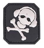 G-CODE SKULLGUY Patch (Black with White Skull)