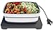 Skywin Portable Heated Lunch Box with Type A Wall Plug, Food Warmer Lunch Box, Personal Meal Reheater, No Microwave Needed, Container Included (Black)
