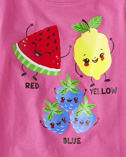 Image of The Children's Place Girls' Basic Short Sleeve Layering Tee