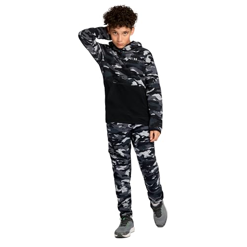 Image of Under Armour Boys' Pullover Hoodie Sweatshirt, Soft & Comfortable Fleece, Outdoor Collection