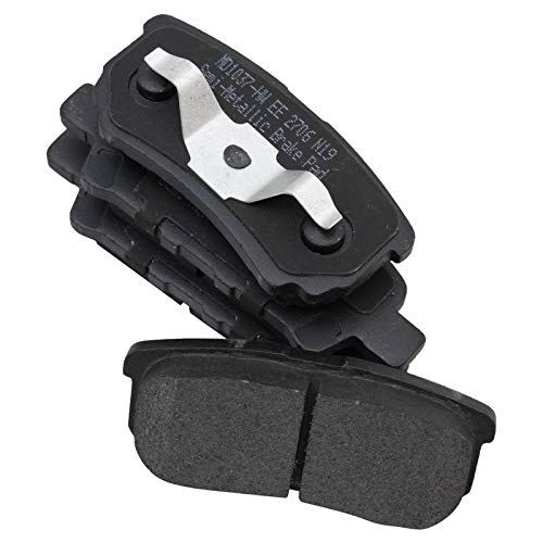 Image of TRQ Rear Brake Pad & Rotor Kit Compatible with 2017 Jeep Patriot Compass 2013 Chrysler 200